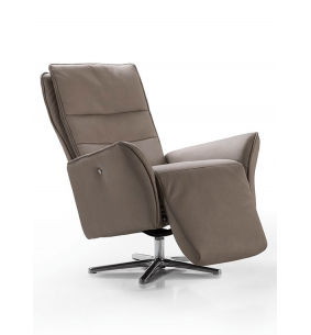 Chaise de Bureau DORIS, structur Métallique Chromé, cuir, noir 