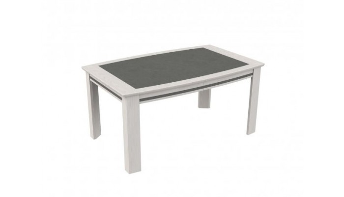 MALAGA - Table tonneau extensible petit modèle plateau céramique