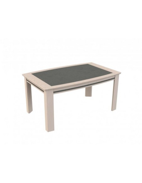 MALAGA - Table tonneau extensible petit modèle plateau céramique