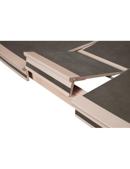 MALAGA - Table tonneau extensible petit modèle plateau céramique