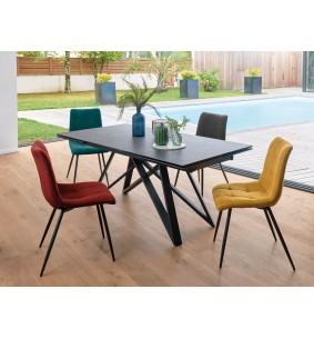 ESCALE - Table rectangle en 180 x 95 "LILAS" 2