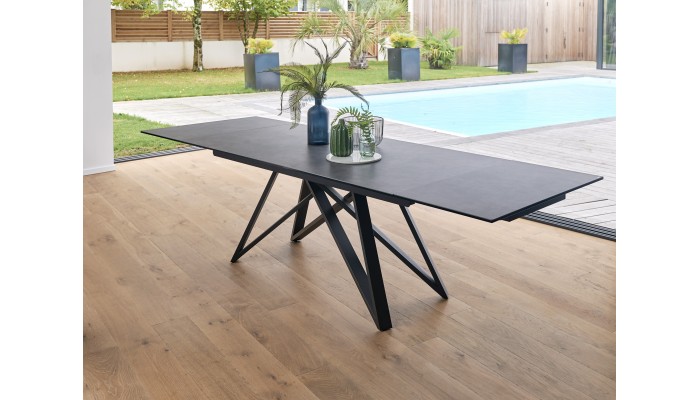 ESCALE - Table rectangle en 180 x 95 "LILAS"