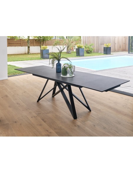 ESCALE - Table rectangle en 180 x 95 "LILAS"
