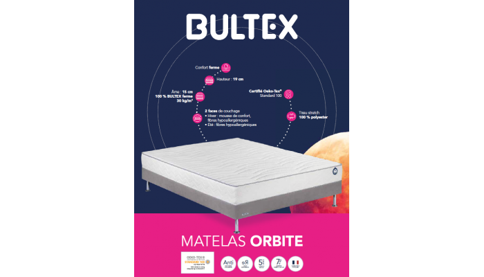 ORBITE - Matelas mousses BULTEX