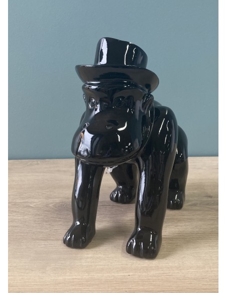 Statuette singe avec chapeau