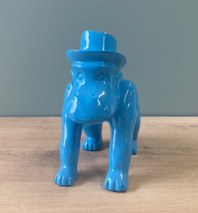Statuette singe avec chapeau