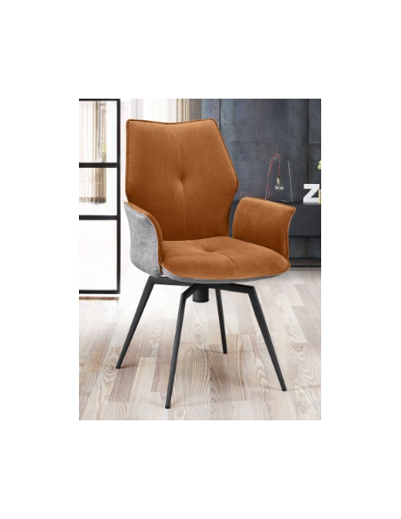 PALOMA - Chaise pivotante avec accoudoir