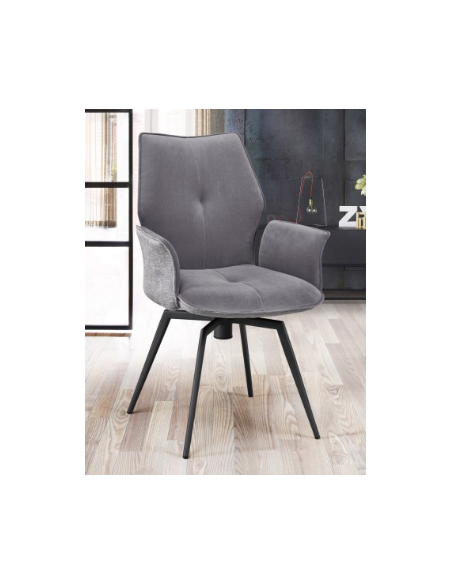 PALOMA - Chaise pivotante avec accoudoir