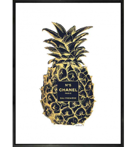 Toile imprimée ananas