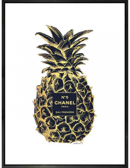 Toile imprimée ananas