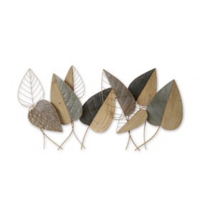 Sculpture mural en métal feuille