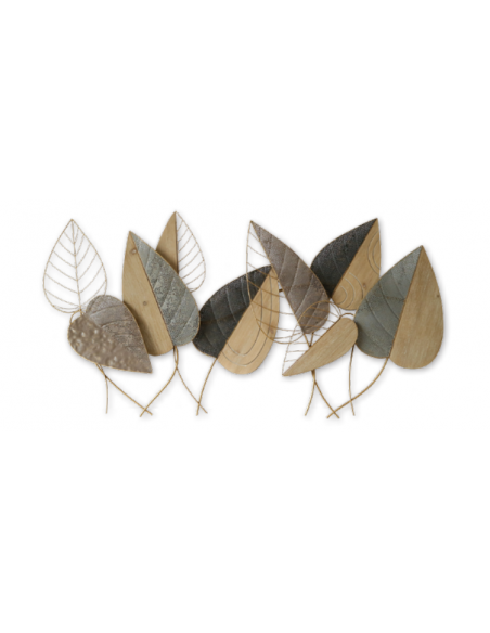 Sculpture mural en métal feuille