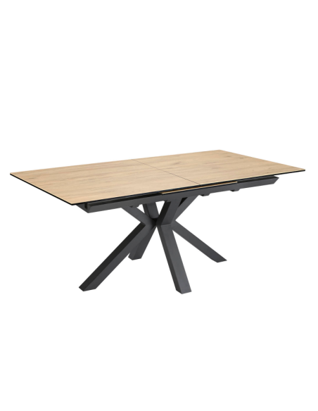BRUYERE - Table céramique pieds en croix