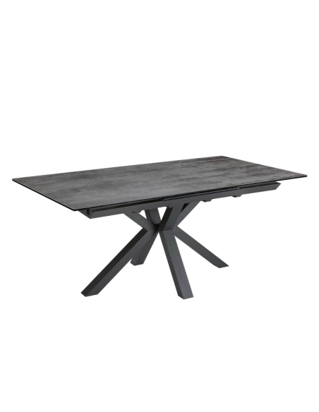 BRUYERE - Table céramique pieds en croix