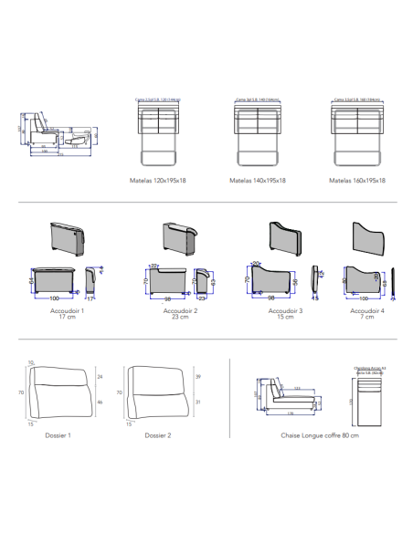 ROLL UP - Canapé convertible modulable