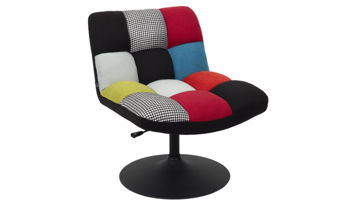 PATCHWORK - Fauteuil pivotant