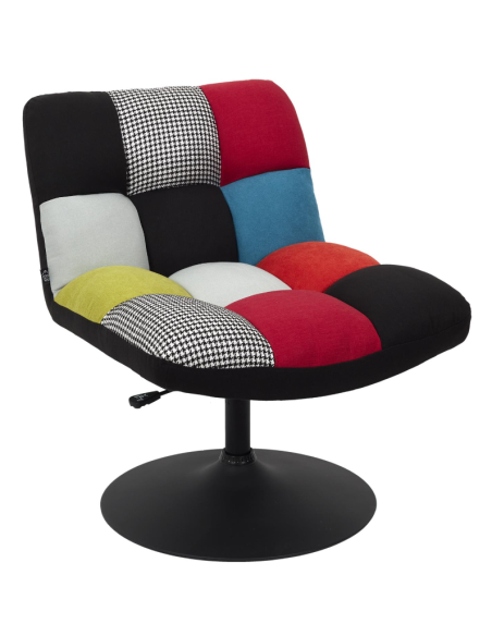 PATCHWORK - Fauteuil pivotant