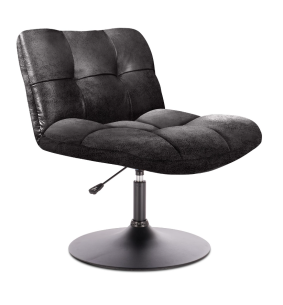 VINTAGE - Fauteuil noir 2
