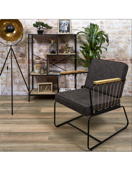 BENSON - Fauteuil déco atelier
