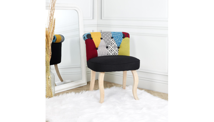 ELEONOR - Fauteuil patchwork