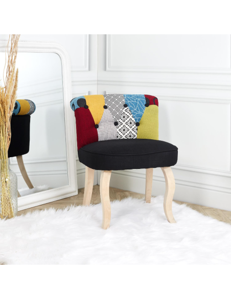 ELEONOR - Fauteuil patchwork
