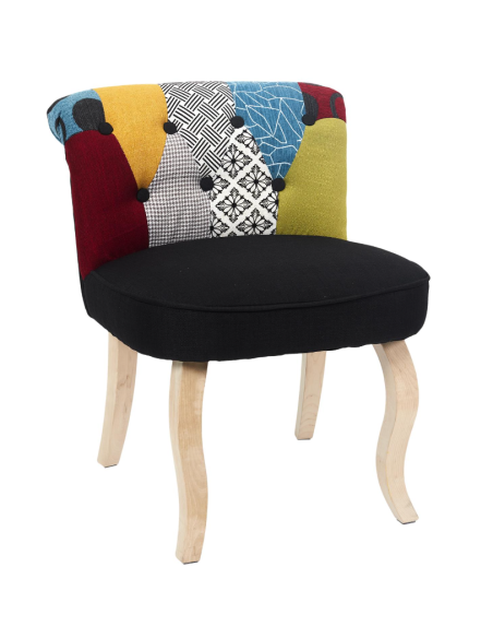 ELEONOR - Fauteuil patchwork