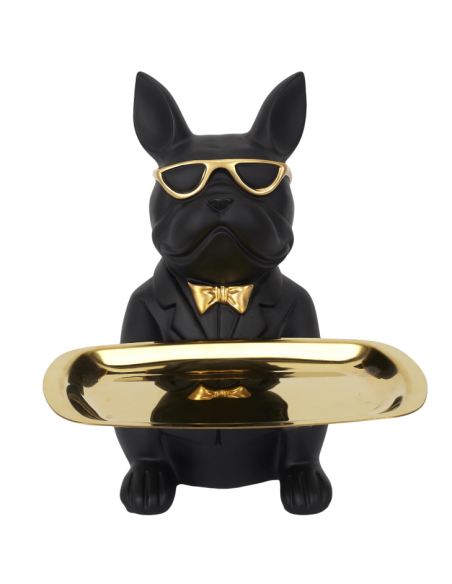Bulldog noir vide poche