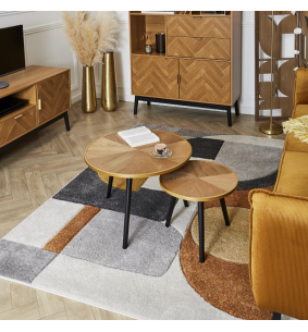 FELIX - Set de 2 tables basses