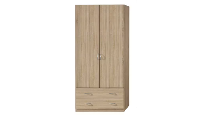 CASE - Armoire 2 portes 2 tiroirs