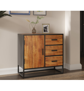 MADEIRA - Commode 1 porte, 3 tiroirs