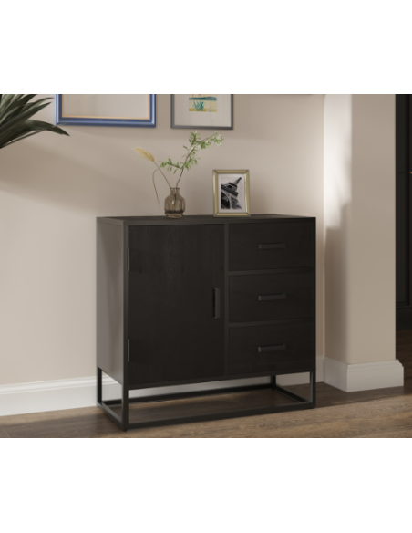 MADEIRA - Commode 1 porte, 3 tiroirs