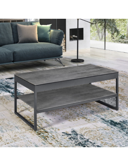 FLORIDE - Table de salon relevable