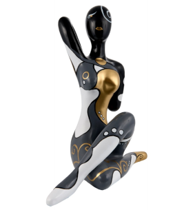 Sculpture femme yoga