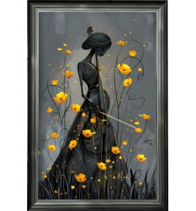 Tableau music black & gold