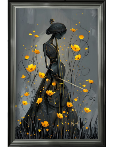 Tableau music black & gold