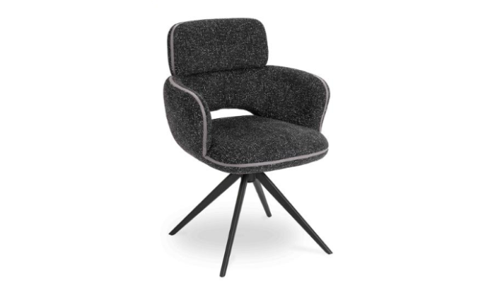 CELIA - Chaise de séjour avec accoudoirs