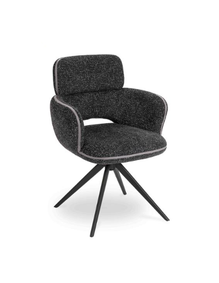 CELIA - Chaise de séjour avec accoudoirs