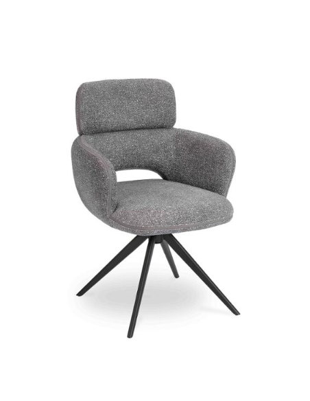 CELIA - Chaise de séjour avec accoudoirs
