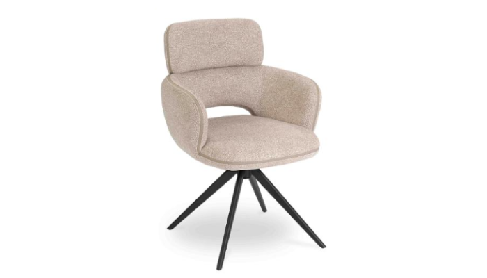 CELIA - Chaise de séjour avec accoudoirs