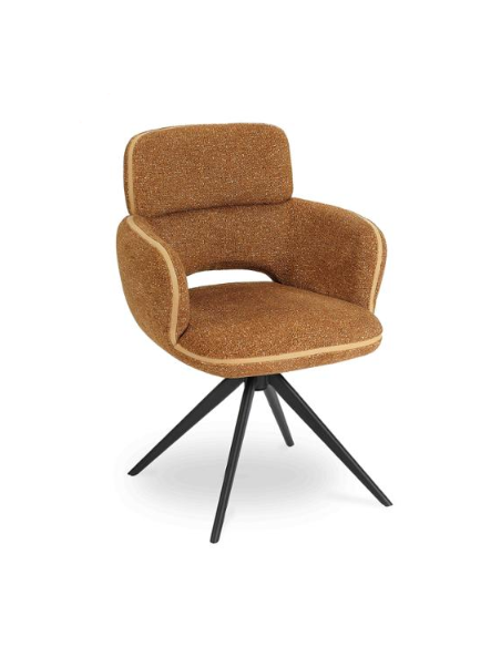CELIA - Chaise de séjour avec accoudoirs