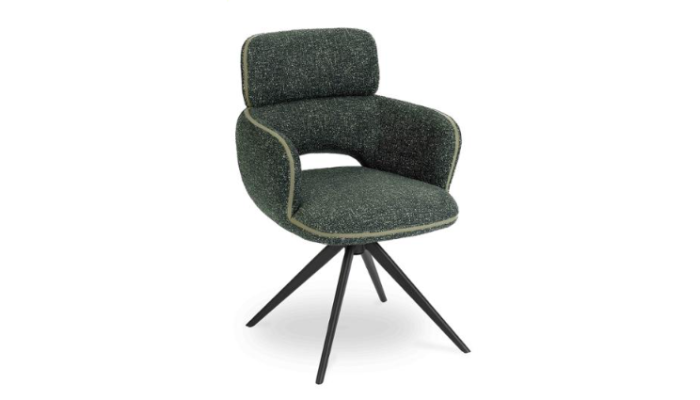 CELIA - Chaise de séjour avec accoudoirs