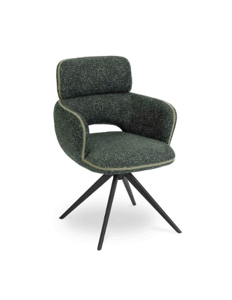 CELIA - Chaise de séjour avec accoudoirs