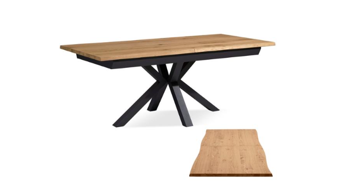 Table rectangle pieds en croix