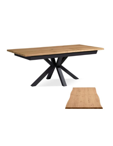 Table rectangle pieds en croix