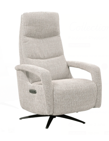 POLO - Fauteuil pivotant relax