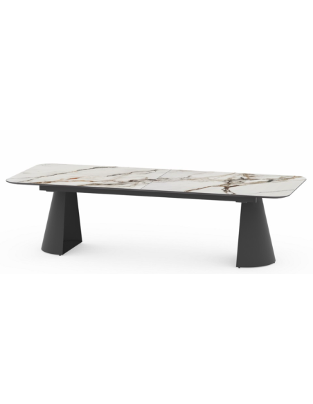 BALLARAT - Table rectangulaire 2 allonges
