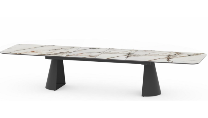 BALLARAT - Table rectangulaire 2 allonges