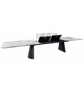 BALLARAT - Table rectangulaire 2 allonges 2